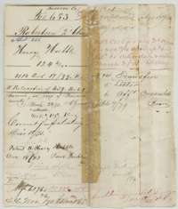 File jacket for Henry Hubble's 124 6/10 acres in Navarro County, Robertson 2nd Class, with filing notes and the patent entry of December 1873.