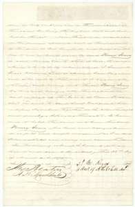 Second page of the administrator's deed, in which James M. Riggs conveys the certificate to Henry Jones for 40 cents an acre, 23 March 1870.