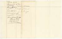 Back of the letters of administration, with the file number and the General Land Office filing stamp of 3 March 1874.