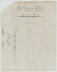 Back of the certificate, endorsed No. 172, John B. Harris, 320 acres.