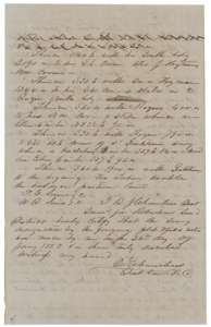 End of the Ellis County field notes, with chain carriers' names and the surveyor's oath of 26 January 1853.