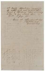 B. J. Chambers' certificate of 1 December 1853 that the Ellis County field notes are correct and recorded in Book I, page 331.