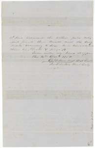 District Surveyor's certificate of 16 December 1852 that the Houston field notes are correct and recorded in Book V, page 74.
