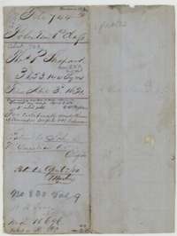 File jacket for the Thomas P. Shapard survey of 3,853,144 square varas, with the patent entry of 7 April 1854 to John C. McCuistion, assignee.