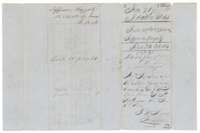 Wrapper for the Navarro County field notes of Jefferson Haggerty, 18,773,400 square varas, filed 28 October 1854, with a 6 June 1855 payment note.