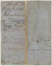 File jacket for William Miller's 320 acres, Robertson 3rd class, patented 14 July 1871, No. 624 Vol. 38, with Winkler's May 1871 note about the Faith transfer.
