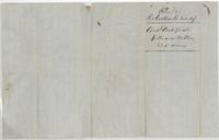 Wrapper of the conditional certificate, 'Cond. Certificate William Miller 320 acres', file 768.