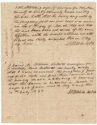 Mitchell swears the survey was made 5 March 1846 and as District Surveyor examines it correct on 14 July 1848.