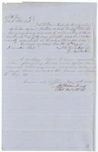 Surveyor's oath of December 1853 and the district surveyor's certificate of 27 February 1854 that the Paterson survey is recorded in Book O, page 14.