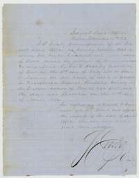 General Land Office certificate that a survey for 1,280 acres made under a bounty warrant for J. A. Ramsay was located in Kaufman County and patented on 10 April 1852.