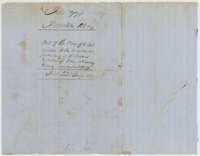 Wrapper for the Land Office certificate on the Ramsay warrant, concerning the conflict with the Paterson survey.