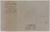 Wrapper for the Crabb sketch, filed Dec 5 1853, with an upside-down note 'Sketch representing Thomas Crabb's ... for W. Melton'.