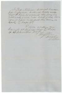 District surveyor Thomas J. Oliver's certificate of 21 September 1857 that the Savery field notes were examined and recorded in Book R, page 277.
