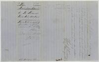 Wrapper of the Richland Creek field notes, filed 19 October 1857, with Oliver's record in Book R p. 264, 4 September 1857, and 'Pat. Sept 16th 1861'.