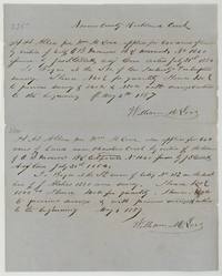 Two applications by H. H. Allen per Wm. M. Love, 4 May 1857: 640 acres on Richland Creek and 640 acres near Chambers Creek on Munroe's certificate 1660.