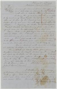 Field notes and plat of 320 acres surveyed for Samuel Davis on Chambers Creek by Wm. L. Browning, with chain carriers Wm. M. and John P. Harris.