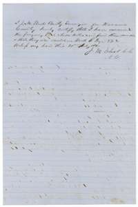 County Surveyor J. M. Eliot's certificate that he examined the field notes and found them correct, recorded in Navarro County Book B, page 392, 31 July 1861.