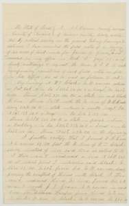 Corrected field notes of 19 May 1873 by the Navarro County surveyor, resurveying Green's 160 acres after finding a conflict between the Hines and Clark surveys.