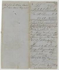 Old wrapper with the Upshur map check of 5 Nov 1859 against the Henry Bragg survey, the patent to the heirs, and its forwarding to Alex. Beaton for Sam Davis, 21 Feb 1860.