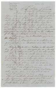 Field notes and plat for 1,130 acres of Navarro County school land on the North Fork of Richland Creek, surveyed by deputy surveyor J. M. Elliot, 2 December 1851.