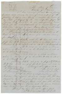 Field notes and plat for one-third of a league of Navarro County school land on the waters of Richland Creek, surveyed by deputy surveyor J. M. Elliot, 10 April 1852.