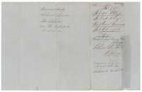 Jacket for the one league school land survey on the North Fork of Richland Creek, patented 30 January 1857.