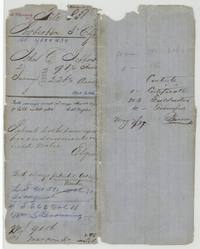 File jacket 838 for John C. Jeffers' two surveys of 93 1/2 and 226 1/2 acres, both patented 25 October 1854.