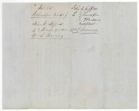 Wrapper for John C. Jeffers' transfer of 93 1/2 acres of certificate to Wm. L. Browning.
