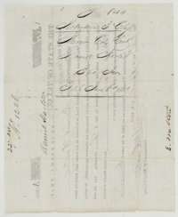 Back of the colony certificate, endorsed with the names of Daniel Harlas and Ethan Melton and marked filed 6 June 1853.