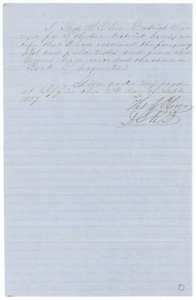 District surveyor Thomas J. Oliver's certificate of 2 September 1857 that the Speed field notes are correct and recorded in Book R, page 262.