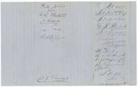 Wrapper for the Wheelock field notes, filed 13 July 1857, with the patent note and a December 1860 receipt of government dues.