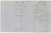 Wrapper for the second set of Kimbrell field notes, recorded in Book U and filed at the Land Office on 13 July 1857.