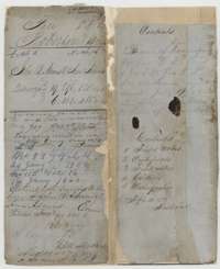 File jacket for the headright claim of the heirs of John B. and Ann Adams, listing the field notes, certificate, evidence and classification.