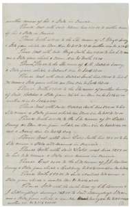 Second page of the Ellis County field notes, running the boundary past neighbouring surveys.