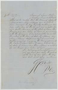 General Land Office certificate of 30 August 1856 giving the heirs of John B. and Ann Adams one league and one labor, under a special act of the Legislature.