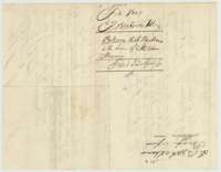 Filing wrapper for the affidavit about the heir, marked filed 3 April 1858.