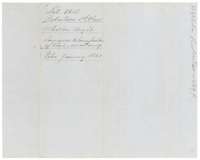 Filing wrapper for the surveyor's classification of the land, filed January 1860.