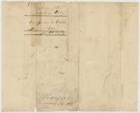 Back of the balance certificate, endorsed John McGown, 6,347,962 square varas, filed 10 August 1857.