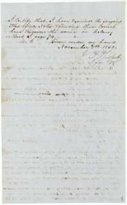 District surveyor J. P. Philpott's certificate of 1 November 1850 that the George plat and field notes are correct and recorded in the colony book.