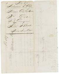 Back of the certificate endorsed Mercer's Colony certificate, Wm. Cox, conveyance to Talton F. Brock, filed June 6th 1853.