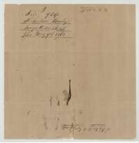 Jacket for the survey sketch in the Ramirez file, filed 9 November 1861.