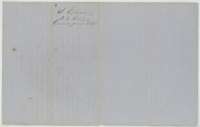 Docket on the back of the 1852 Eliot letter to the General Land Office.
