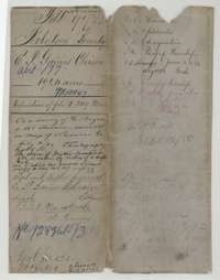 File jacket for the Robertson Bounty claim of E. P. Gaines Chism, 1,920 acres, listing the warrant, field notes, designation, proofs of heirship and transfer.