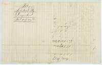 Back of the designation, endorsed for Robertson Bounty, E. P. Gaines Chism, and filed 19 August 1861.