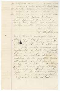 Continuation naming the Chism sisters and their husbands as heirs, signed by John G. Chisum and William H. Chisum and sworn before a notary on 21 June 1880.