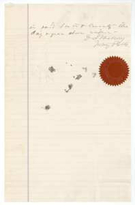 End of the Tennessee proof of heirship, with the notary's signature and red seal.