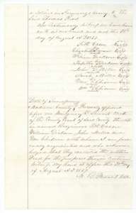 Signatures of the heirs and the county clerk's certificate that the deed was acknowledged in Madison County, Tennessee, 30 August 1837.