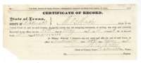 Rockwall County certificate that the power of attorney was recorded on 31 May 1878.