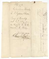 Wrapper for the proof of heirship and power of attorney from the heirs to W. A. H. and T. H. Miller, filed 14 September 1880.