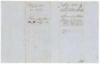Wrapper for the duplicate field notes of Crabtree's 320 acres, filed 24 July 1852 and recorded in Book S, page 106.